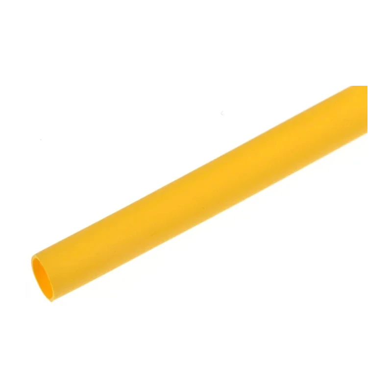 RS PRO Heat Shrink Tubing, Yellow, 3.2 mm Sleeve Diameter, 1.2m Length, Polyolefin, 2:1 Shrink Ratio 399-502