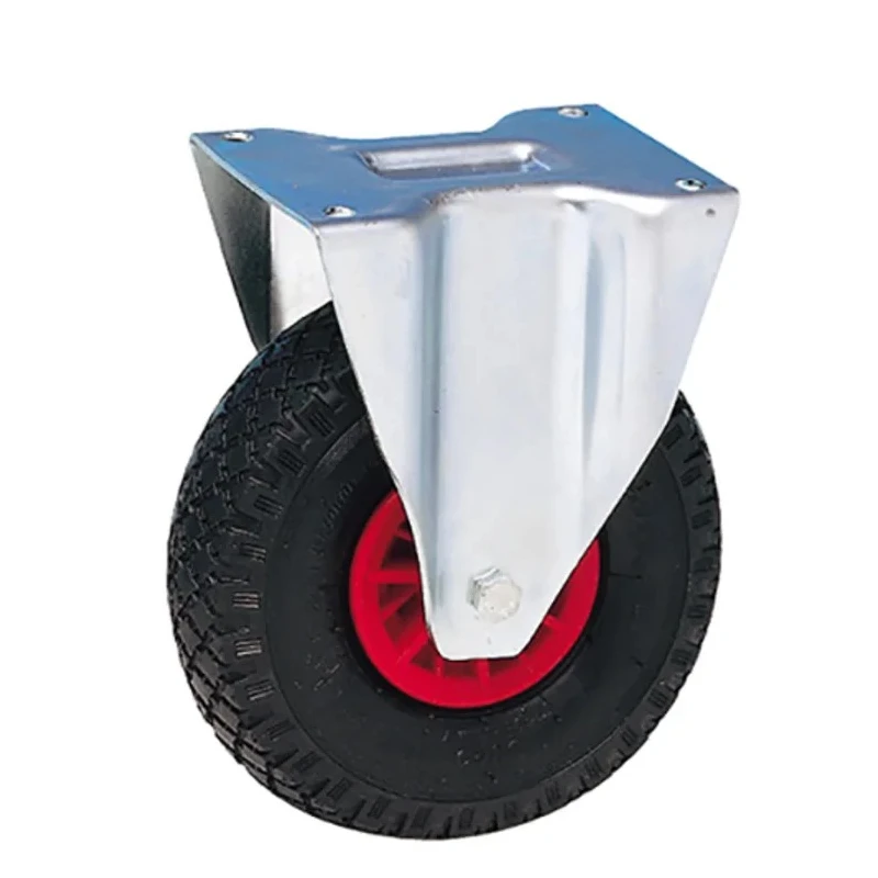 Guitel Hervieu Fixed Castor Galvanised Steel Frame 180 kg Capacity 125 mm Roller Bearing 5336026