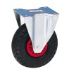 Guitel Hervieu Fixed Castor Galvanised Steel Frame 180 kg Capacity 125 mm Roller Bearing 5336026