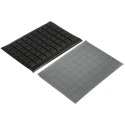 3M Tapered Square Polyurethane Self-Adhesive Feet SJ5007, 10.4 mm Length x 10.4 mm Width x 2.5 mm Thickness