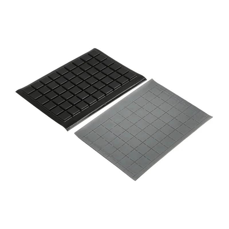 3M Tapered Square Polyurethane Self-Adhesive Feet SJ5007, 10.4 mm Length x 10.4 mm Width x 2.5 mm Thickness