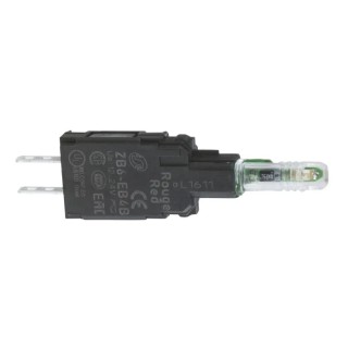 Schneider Electric Harmony XB6 Light Block Green LED 120V AC 48V AC ZB6EG3B