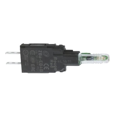 Schneider Electric Harmony XB6 Light Block Green LED 120V AC 48V AC ZB6EG3B
