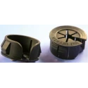 Essentra Cable Grommet, Black, 21.8 mm Bundle Diameter, Nylon, UL 94 V-2 PGSC-1926A
