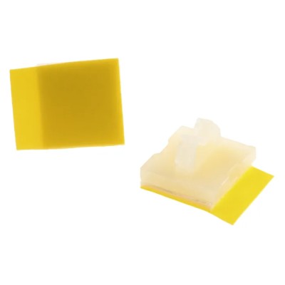 Essentra Self-Adhesive Saddle Cable Clip Polyamide 66 Natural 9.5 x 9.5 x 4 mm MWSEB-1-01-A-RT