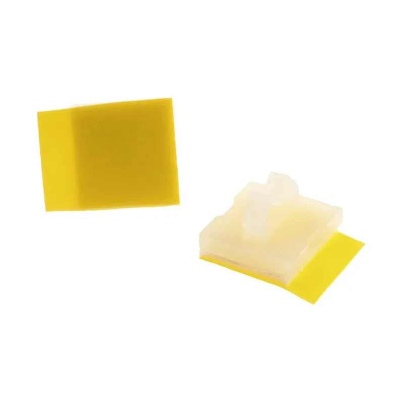 Essentra Self-Adhesive Saddle Cable Clip Polyamide 66 Natural 9.5 x 9.5 x 4 mm MWSEB-1-01-A-RT