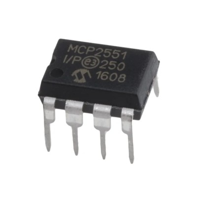 Microchip CAN Transceiver MCP2551-I/P 1 Mbps, 8-Pin PDIP, ISO 11898, Through-Hole