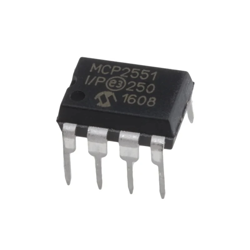 Microchip CAN Transceiver MCP2551-I/P 1 Mbps, 8-Pin PDIP, ISO 11898, Through-Hole