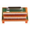 RS PRO 37-Contact Male Interface Module, D-Sub Connector, DIN Rail, 50V, 1A, Angled, 14/22 AWG, 403-409