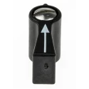 ITT Cannon DL Anti-Static Synthetic Rubber, Zinc, Stainless Steel, Thermoplastic, Polyethylene, Nickel, Die 204-0016-000