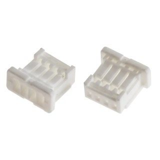 HARWIN Pico-Clasp Female Connector Housing 1 mm Pitch 4 Way 1 Row Straight 501330-0400
