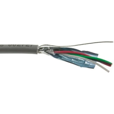 Alpha Wire XTRA-GUARD FLEX Series Multi-Core Industrial Cable, 4 Cores, 30m, PVC Sheath, Grey, 86204CY SL005