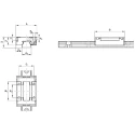 Bosch Rexroth Linear Guide Carriage , R0442 Series, Runner Block, 2310N Dynamic Load, 34.8mm x 27mm, Stainless R044229401