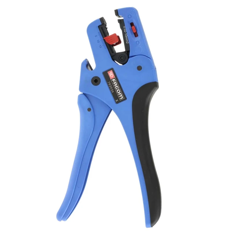 Facom SWINGO Series Single Core, Multi-Core Insulated Wire Stripper 0.02–10 mm² 18 mm Overall 793936PB