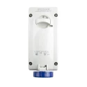 Scame Industrial Interlock Socket Switchable IP67, 2+E, Earthing Position 6h Straight, 16A, 250V, Blue, Polymer Body, 