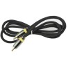 RS PRO Male RCA to Male RCA Auxiliary Cable, Black, 1.5m 410-905