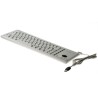 Cherry Wired USB Compact Trackball Keyboard, AZERTY Layout, Grey, Industrial Grade, USB Interface, G84 4400LUBFR-0