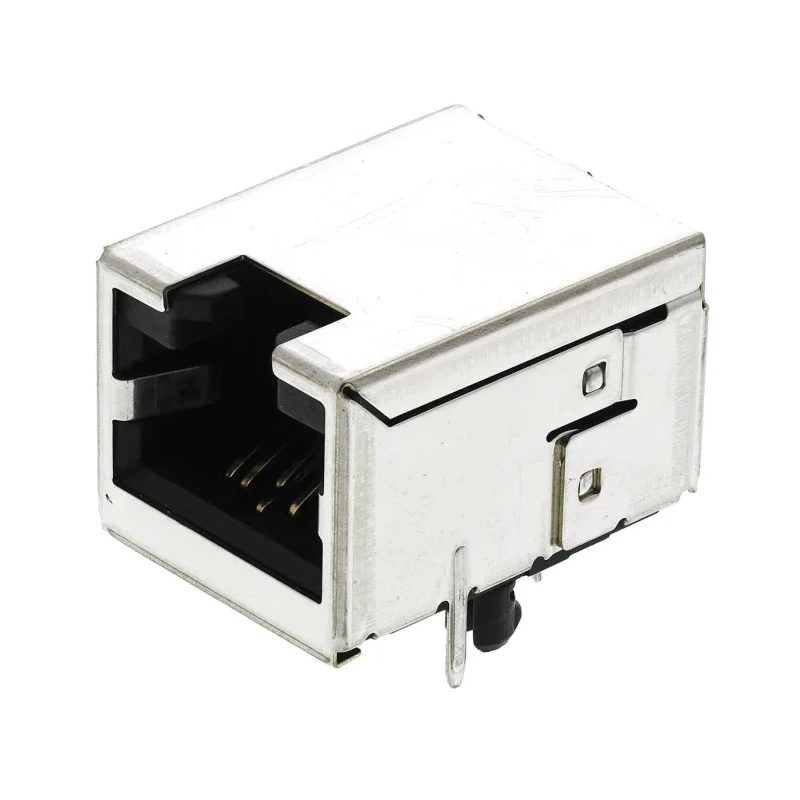 Bel-Stewart RJ45 Connector Female, , PCB Mount, Cat6, Shielded, Right Angle, 1 Port, 8 Way