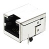 Bel-Stewart RJ45 Connector Female, , PCB Mount, Cat6, Shielded, Right Angle, 1 Port, 8 Way
