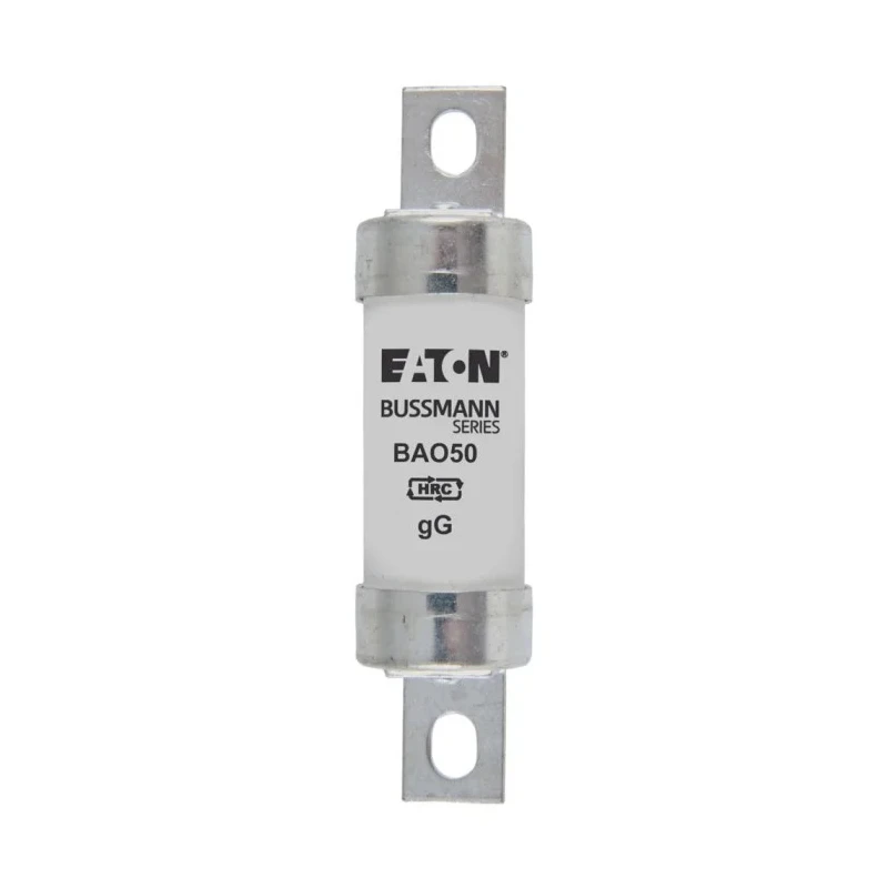 Eaton British Standard Tag Fuse A3 50A 550V AC Offset Tag High Rupture Capacity BAO50