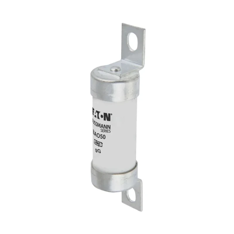 Eaton British Standard Tag Fuse A3 50A 550V AC Offset Tag High Rupture Capacity BAO50