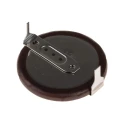 Panasonic 3 V Lithium Vanadium Pentoxide Button Rechargeable Battery 20 mAh PCB Pin, 20mm Diameter, Horizontal VL-2020/HFN