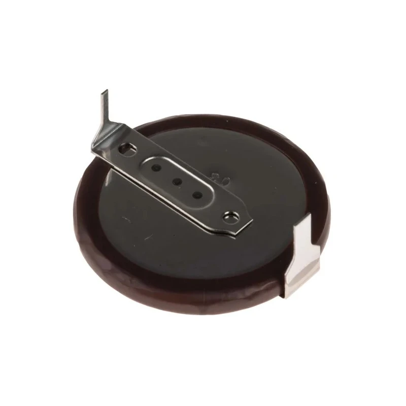 Panasonic 3 V Lithium Vanadium Pentoxide Button Rechargeable Battery 20 mAh PCB Pin, 20mm Diameter, Horizontal VL-2020/HFN