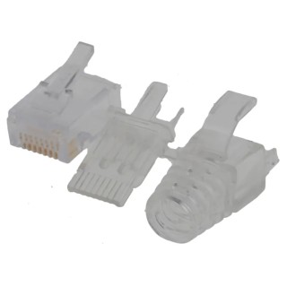 Bel-Stewart SS-39 Series RJ45 Connector Male, Unshielded, Cat6, 8 Way, Modular Jack, Cable Mount, 