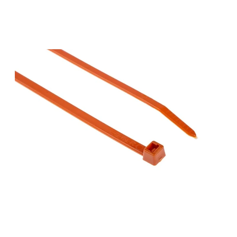 HellermannTyton Non-Releasable Cable Tie Orange Polyamide 66 390mm x 4.6mm T50L Series 111-00935 T50L-PA66-OG