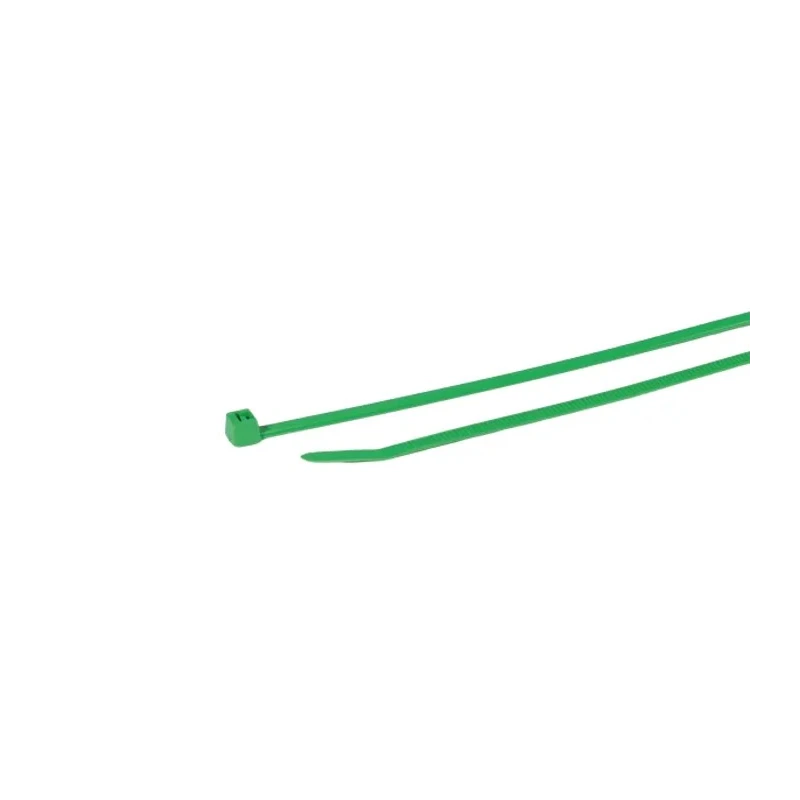 HellermannTyton Non-Releasable Cable Tie 200 mm x 4.6 mm Green Polyamide 66 High Tensile 225N 111-04801 T50R-PA66-GN