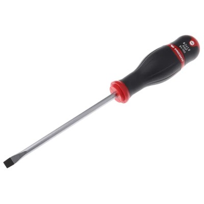Facom Slotted Screwdriver Standard Insulated Bi-Material 150mm Blade, 275mm Overall ATF8X150