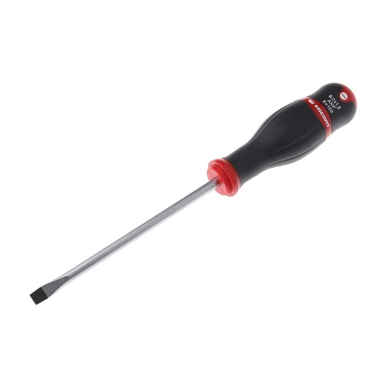 Facom Slotted Screwdriver Standard Insulated Bi-Material 150mm Blade, 275mm Overall ATF8X150