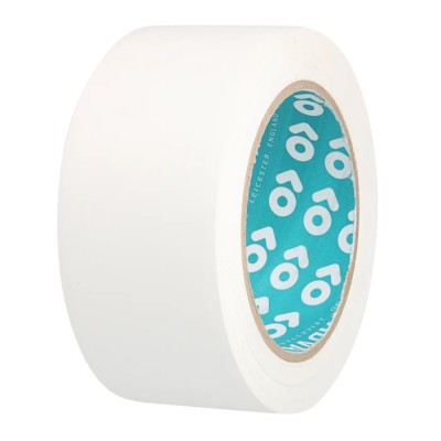 Advance Tapes White Polyvinyl Chloride Lane Marking Hazard Tape 50mm x 33m, 0.14mm Thickness AT8