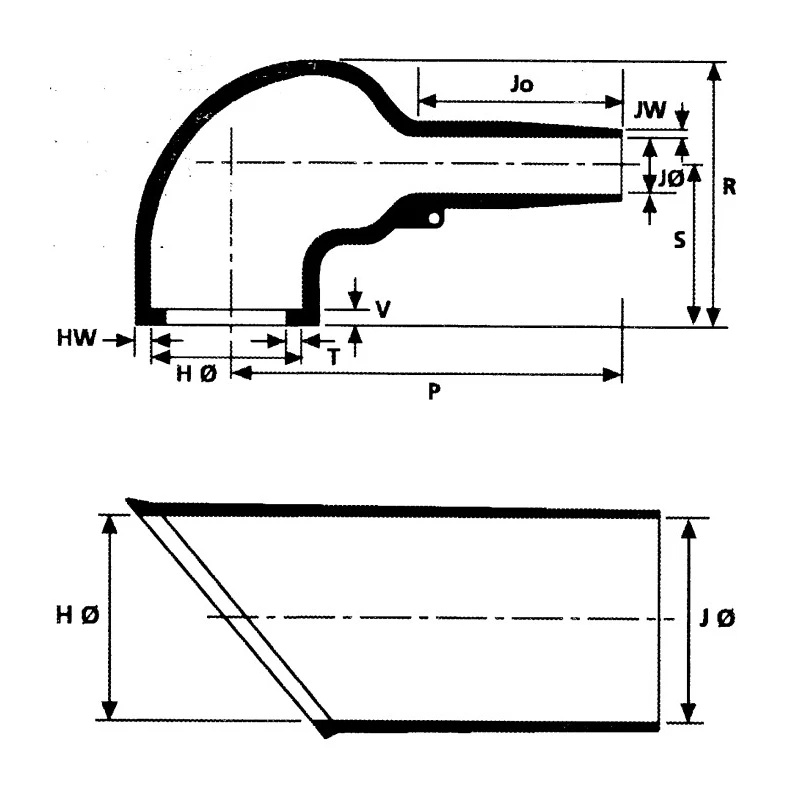 HellermannTyton Heat Shrink Boot Right Angle Fluid Resistant Elastomer Black 24mm 411-52480 1152-4-G-PO-X-BK