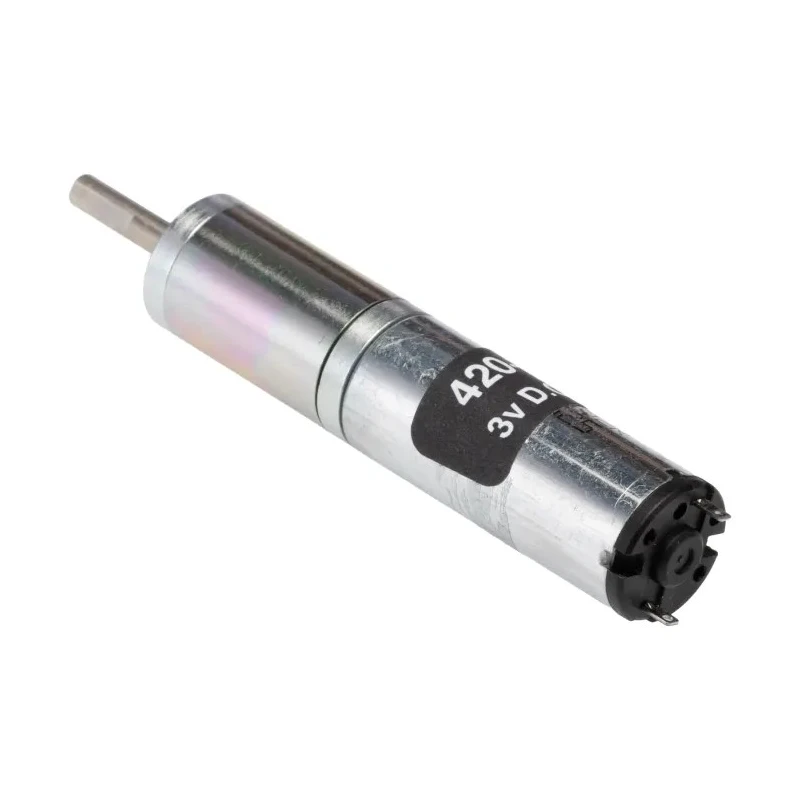 RS PRO Brushed Geared DC Geared Motor 0.62W 3V DC 61mNm 195rpm 3mm Shaft Planetary 420-722