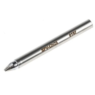 Metcal Soldering Iron Tip 2.5 mm Chisel, 11 mm Length, Compatible with PS-HC3, MFR-H2-ST, MFR-2222, MFR-2220 SFV-CH25