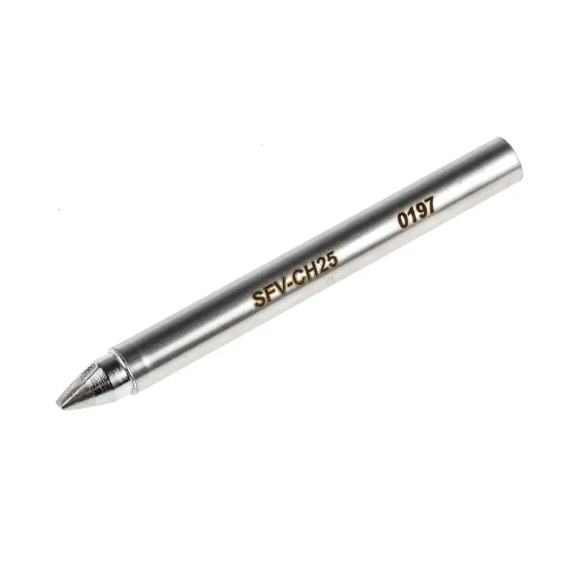 Metcal Soldering Iron Tip 2.5 mm Chisel, 11 mm Length, Compatible with PS-HC3, MFR-H2-ST, MFR-2222, MFR-2220 SFV-CH25