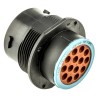 Deutsch Circular Connector 14 Contacts 1.59 mm Cable Socket Male IP67 Straight HD20 Series HDP24-18-14PE