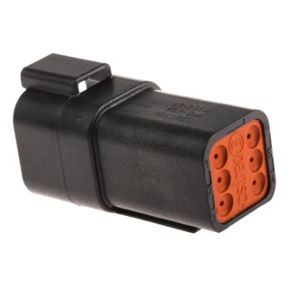 Deutsch DT Automotive Connector Female, 6 Way Crimp, Multi-Colour, IP68, 13A DT04-6P-CE02
