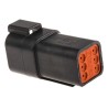 Deutsch DT Automotive Connector Female, 6 Way Crimp, Multi-Colour, IP68, 13A DT04-6P-CE02