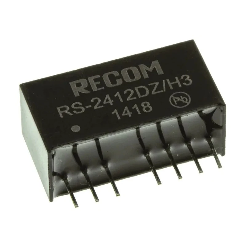 Recom Dual Output DC/DC Converter RS-2412DZ/H3 12V/-12V, 2W, 36V Max Input, Through Hole, SIP-8