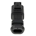 Deutsch DT Series Plastic 4 Way Connector Housing, Straight, Black, 14–20AWG, DT04-2P-CE09