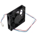 ebm-papst 700 F Series Axial Fan, 12V DC, 28 m³/h, 600 mW, 70 x 70 x 15 mm Sleeve Bearing Circular Frame 712 F/2L-005