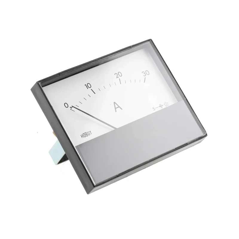 HOBUT Analogue Panel Ammeter, 120 A DC, 63.5 mm x 62.5 mm, ±8% Accuracy, Moving Magnet R68M-30A-001