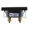 HOBUT Analogue Panel Ammeter, 120 A DC, 63.5 mm x 62.5 mm, ±8% Accuracy, Moving Magnet R68M-30A-001