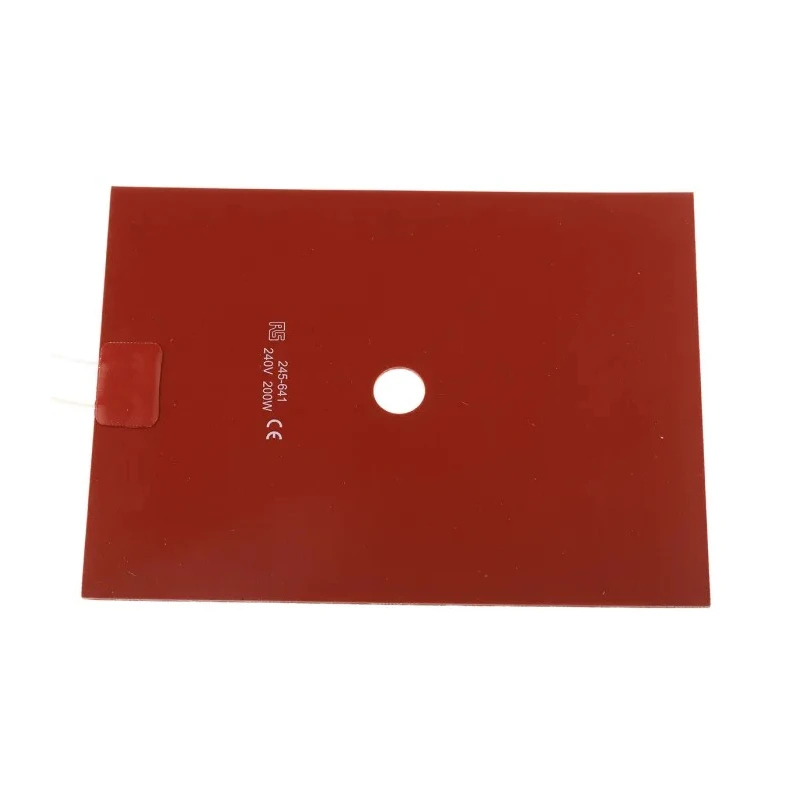 RS PRO Silicone Heater Mat 240V AC 200W Rectangle 200mm x 150mm 245-641
