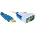 FTDI Chip USB to RS232 Converter Cable, 1 Mbps, Gold-Plated Connectors, Desktop, 