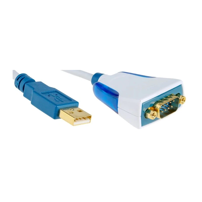 FTDI Chip USB to RS232 Converter Cable, 1 Mbps, Gold-Plated Connectors, Desktop, 