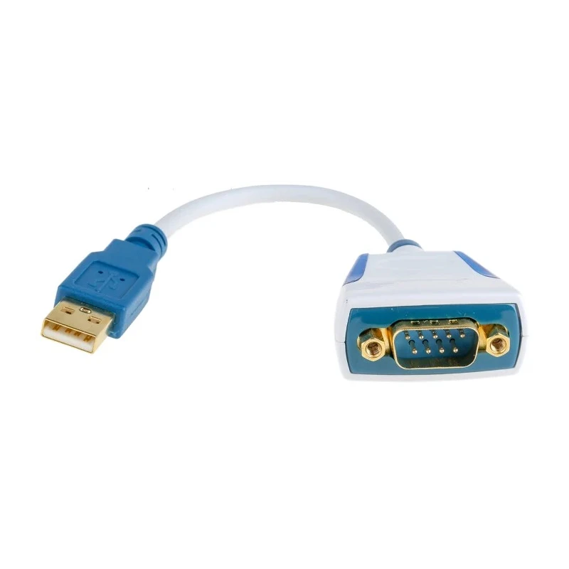 FTDI Chip USB to RS232 Converter Cable, 1 Mbps, Gold-Plated Connectors, Desktop, 