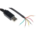 FTDI Chip TTL to USB Serial Converter Cable, 3.3V, 1.8m, 6 Core, TTL-232R-3V3-WE
